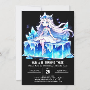 Invitation Fun Dreamy Princess Anniversaire
