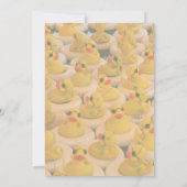 Invitation Fun Ducks en caoutchouc Jaune (Dos)