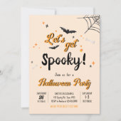 Invitation Fun Éffrayant Halloween (Devant)