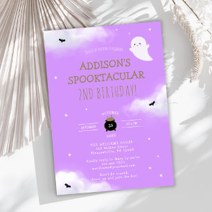 Invitation Fun Éffrayant Halloween Parti Anniversaire de enfa