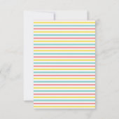 Invitation Fun Elephant Baby shower Livre pour bébé (Dos)