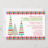 Invitation Fun et Colorée fête de Noël (Devant)