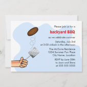 Invitation Fun été BBQ Party (Dos)
