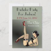 Invitation Fun Exotic Dancer Bachelor Party (Devant)