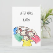 Invitation Fun Family "After Virus" Party (Debout devant)