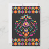 Invitation Fun & Festif Mariage Fiesta Floral Mexicaine Wreat (Dos)