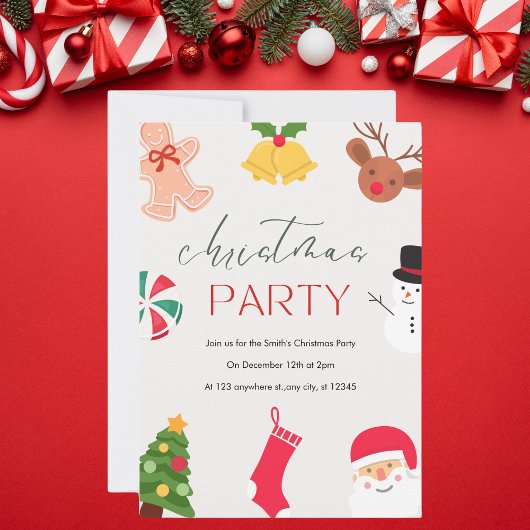 Invitation Fun Festif Noël