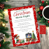 Invitation Fun Festival Movie Soirée Noël Fête