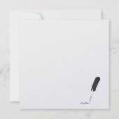 Invitation Fun Festive Wine Glass (Dos)