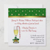 Invitation Fun Festive Wine Glass (Devant)