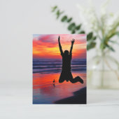 Invitation Fun Fête des pères Beach Jump (Debout devant)