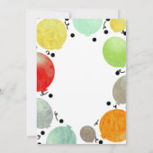 Invitation Fun Fiesta Balloons fête d'anniversaire (Dos)