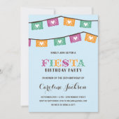 Invitation Fun Fiesta | Fête d'anniversaire moderne (Devant)