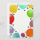 Invitation Fun Fiesta Party Balloons Anniversaire Fête (Dos)