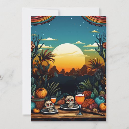 Invitation Fun Fiesta Taco à propos d'une fête d'engagement (Dos)