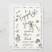 Invitation Fun Fun Hand Fun Fun Party (Devant)
