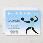 Invitation Fun Girls Softball Custom Birthday Party Invitatio (Devant)