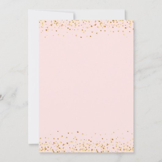 Invitation Fun Gold Balloons Classe de 2023 Graduation Party (Dos)