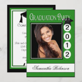 Invitation Fun Graduation Party Photo personnalisée (Devant / Derrière)