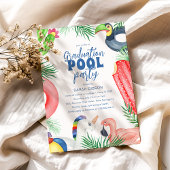 Invitation Fun Graduation Pool Party