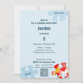 Invitation Fun Jigsaw Puzzle Themed Birthday 9pc Custom Photo (Dos)