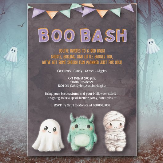 Invitation Fun Kids Halloween