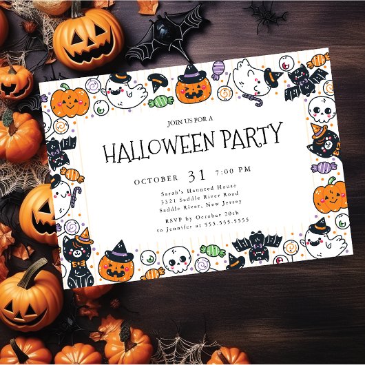 Invitation Fun Kids Halloween