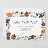 Invitation Fun Kids Halloween (Devant)