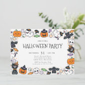 Invitation Fun Kids Halloween (Debout devant)