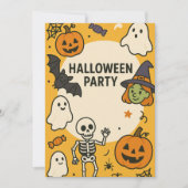 Invitation Fun Kids Halloween (Devant)