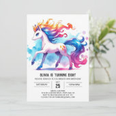Invitation Fun Kids Horse Anniversaire (Debout devant)
