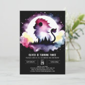 Invitation Fun Kids Lion Anniversaire (Debout devant)