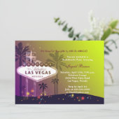 Invitation Fun Las Vegas Fun Bachelorte Party (Debout devant)