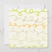 Invitation Fun Loop Scribbles Modern 2 Photo Graduation Party (Dos)