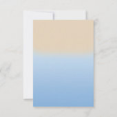 Invitation Fun Modern Beach Flip Flops Sandals Sauvegarder la (Dos)