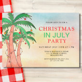 Invitation Fun Noël En Juillet Fête