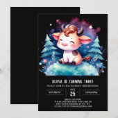 Invitation Fun Online Vache Anniversaire (Devant / Derrière)