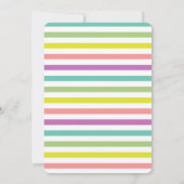 Invitation Fun Party Animaux Enfants Anniversaire (Dos)