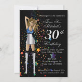 Invitation Fun Party Girl Anniversaire (Devant)