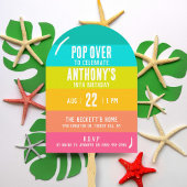 Invitation Fun & Popsicle d'été tendance N'importe quel âge A