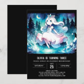 Invitation Fun Printable Princesse Anniversaire (Devant / Derrière)