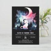 Invitation Fun Printemps Chat (Debout devant)