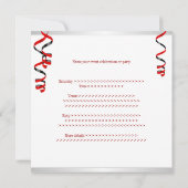 Invitation Fun Red Balloons Special Party Event (Dos)