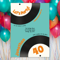 Fun Retro 40e anniversaire 90s Musique Vinyl Recor
