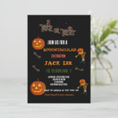 Invitation Fun Spooktacular Halloween Trick ou traitement Ann (Debout devant)