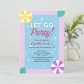 Invitation Fun Summer Sweet 16 Party! (Debout devant)