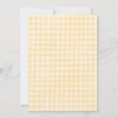 Invitation Fun To Be One Photo Yellow Gingham 1st Birthday (Dos)