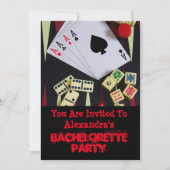 Invitation Fun Vegas style jeu bachelorette (Devant)