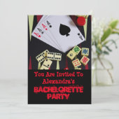 Invitation Fun Vegas style jeu bachelorette (Debout devant)
