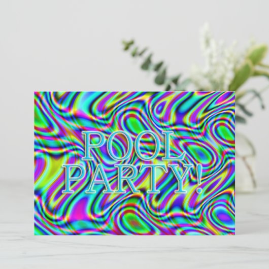 Invitation Fun & Wavy Pool Party! (Debout devant)
